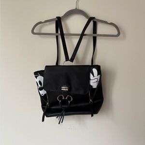 Disney Black and White Mickey Mouse Backpack